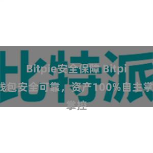 Bitpie安全保障 Bitpie钱包安全可靠，资产100%自主掌控