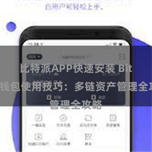 比特派APP快速安装 Bitpie钱包使用技巧：多链资产管理全攻略