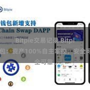 Bitpie交易记录 Bitpie钱包：资产100%自主掌控，安全可靠。