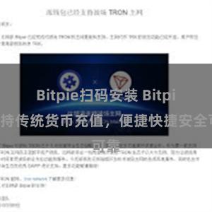 Bitpie扫码安装 Bitpie支持传统货币充值，便捷快捷安全可靠