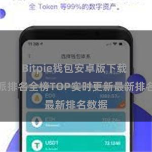 Bitpie钱包安卓版下载 比特派排名全榜TOP实时更新最新排名数据