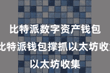 比特派数字资产钱包  比特派钱包撑抓以太坊收集